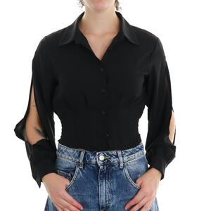 CAMICIA BUSTIER NERO
